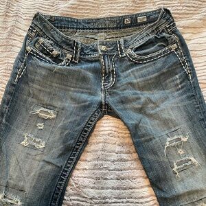 Miss Me Blue Distressed Women's Jeans
